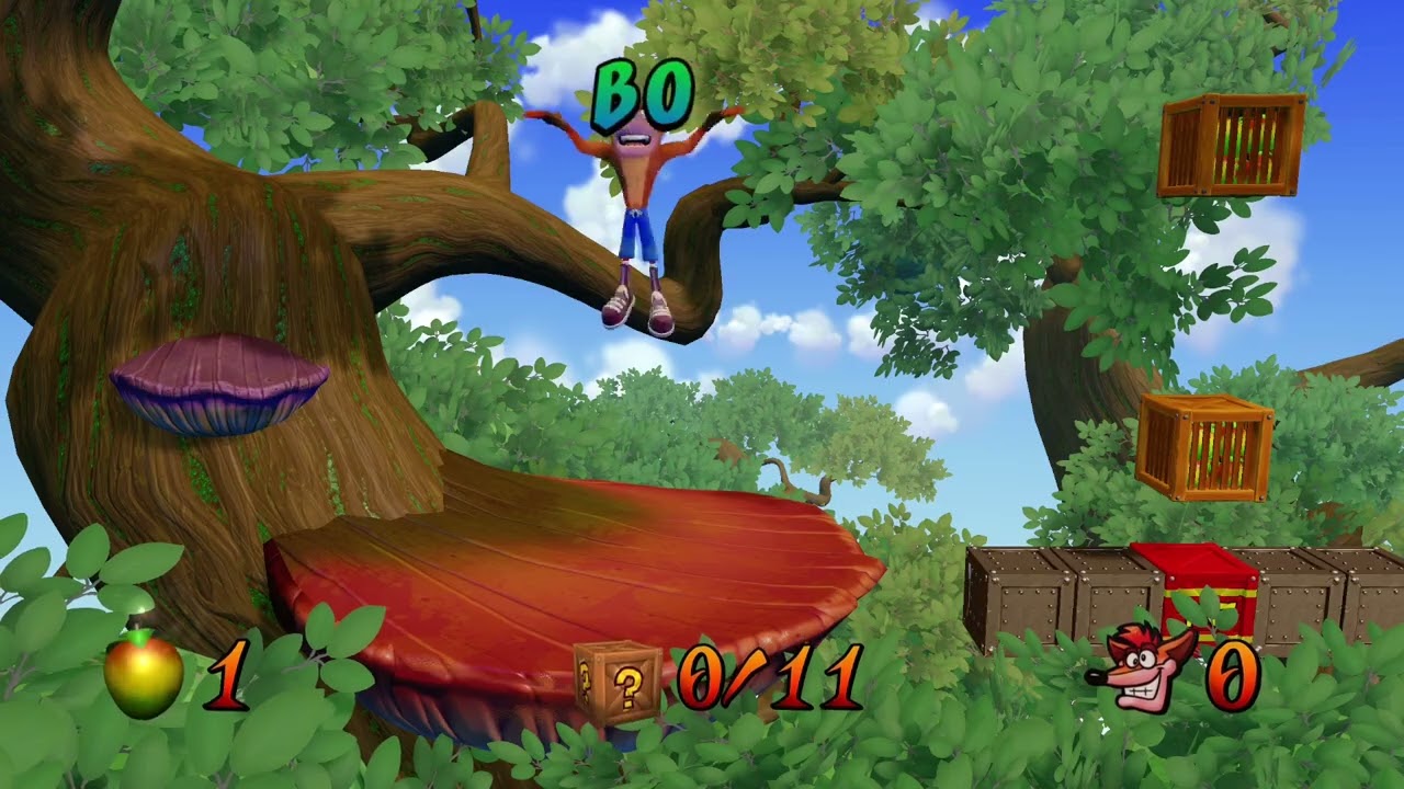 serie Crash Bandicoot remake Com a trilha do PS1 part 1