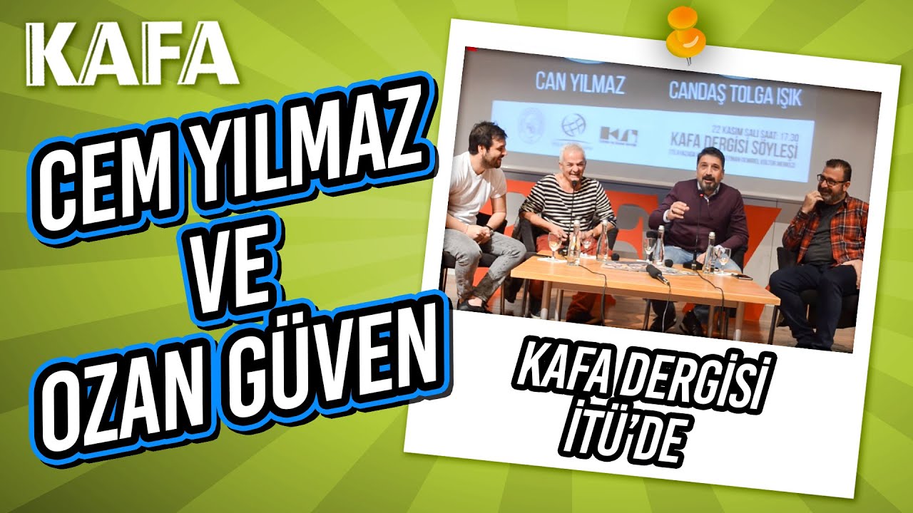 KAFA Dergisi, Cem Yılmaz ve Ozan G&uuml;ven s&uuml;rpriziyle İT&Uuml;'deydi!