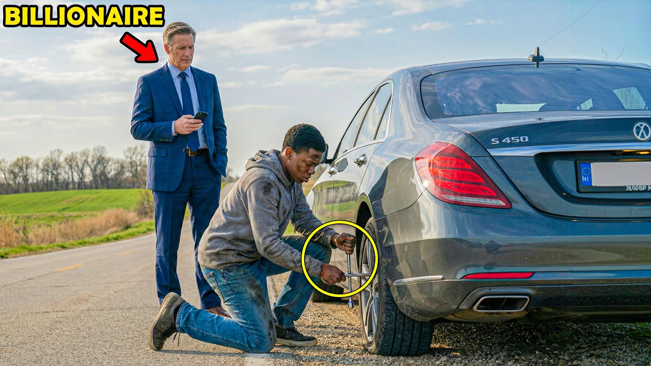 Kind Boy Repairs a Man’s Car for Free — Unaware He’s a Powerful Government Official