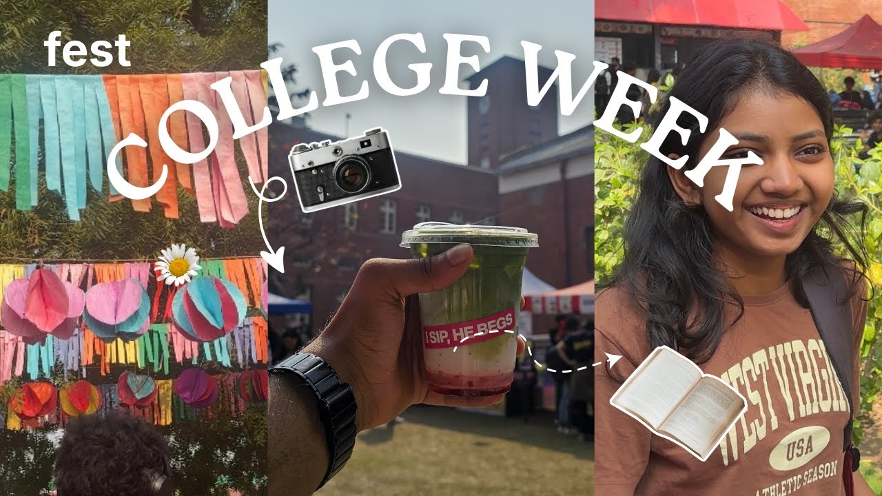 Productive but not so productive week at SRCC l Business Conclave l #srcc #event #vlog 
