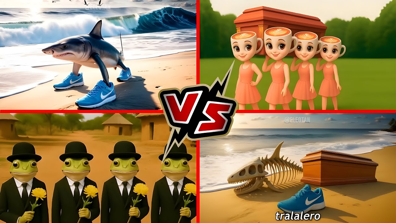 TRALALERO TRALALA 🆚️ BALLERINA CAPPUCINA TRALALERO TRALALA 🆚️ TRALALERO TRALALA 🎶 Tiles Hop EDM Rush