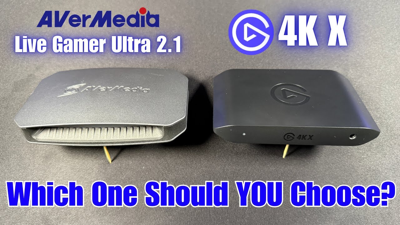 Capture Cards - Elgato 4K X VS AVerMedia Live Gamer Ultra 2.1