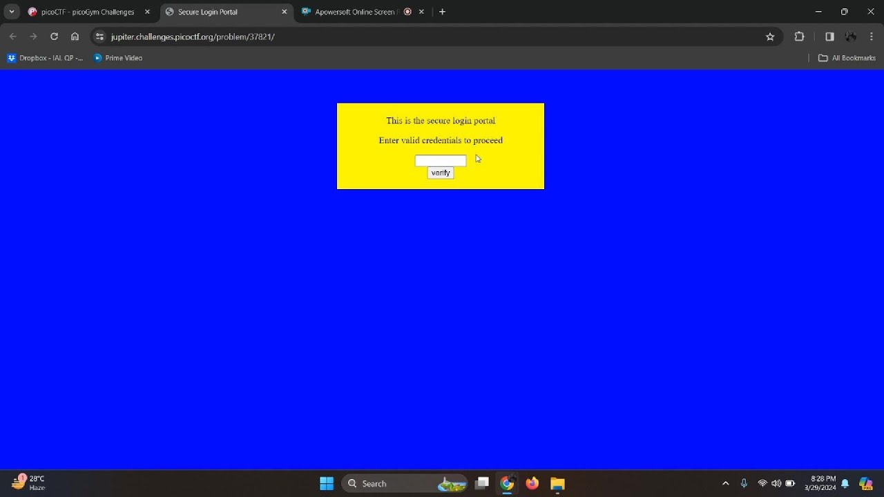 Don't use client side (picoCTF: Web Exploitation)