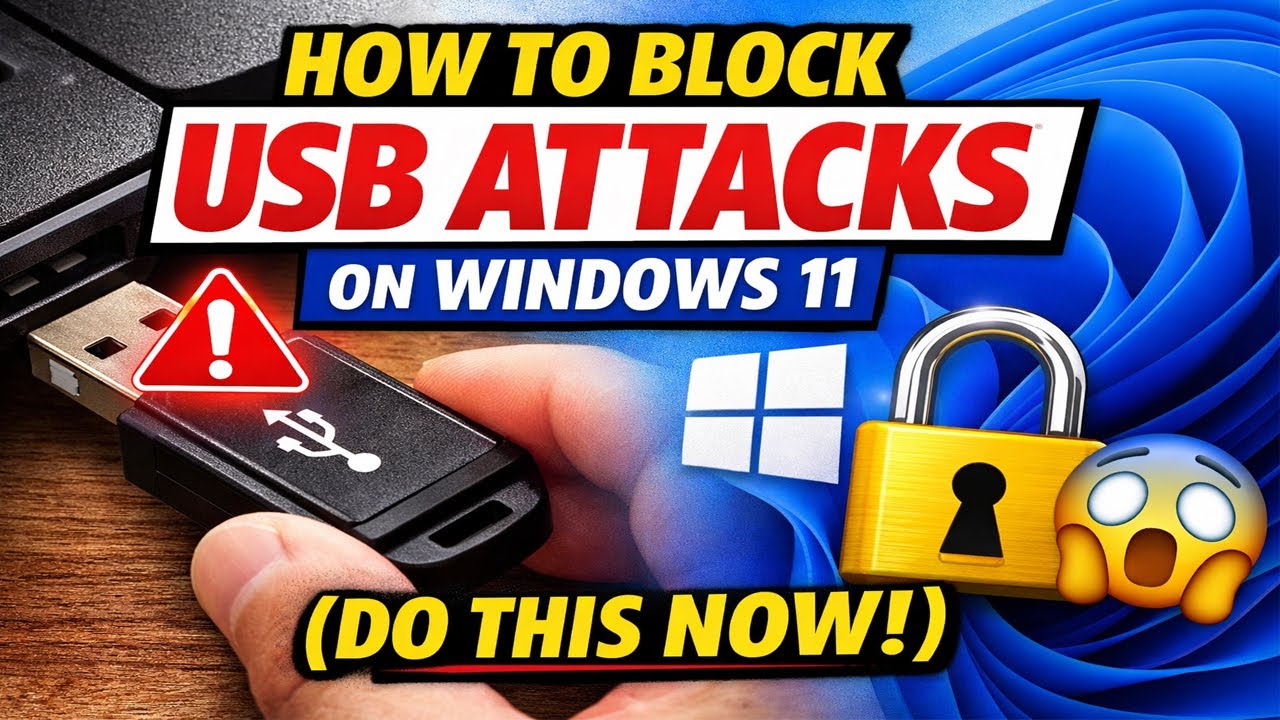 Stop USB Attacks on Windows 11