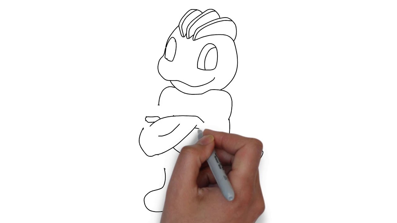 How to Draw Machop Pokemon Step by Step Video Tutorial