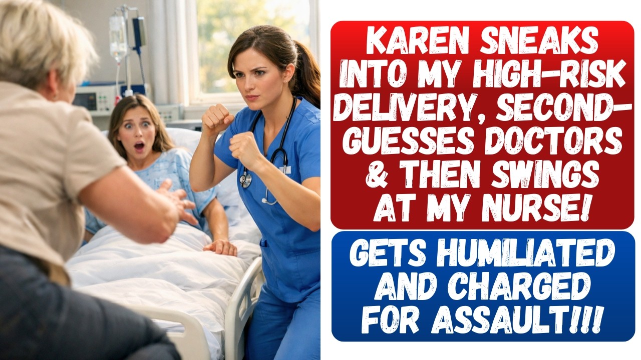ENTITLED SIL SWINGS AT MY NURSE DURING MY HIGH-RISK DELIVERY AFTER SHE BOTHERING HER & THE DOCTOR!