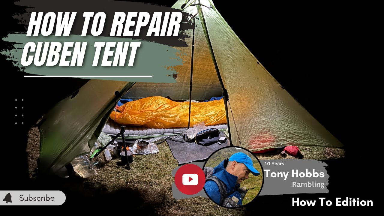 How to repair your cuben fibre DCF tarp tent