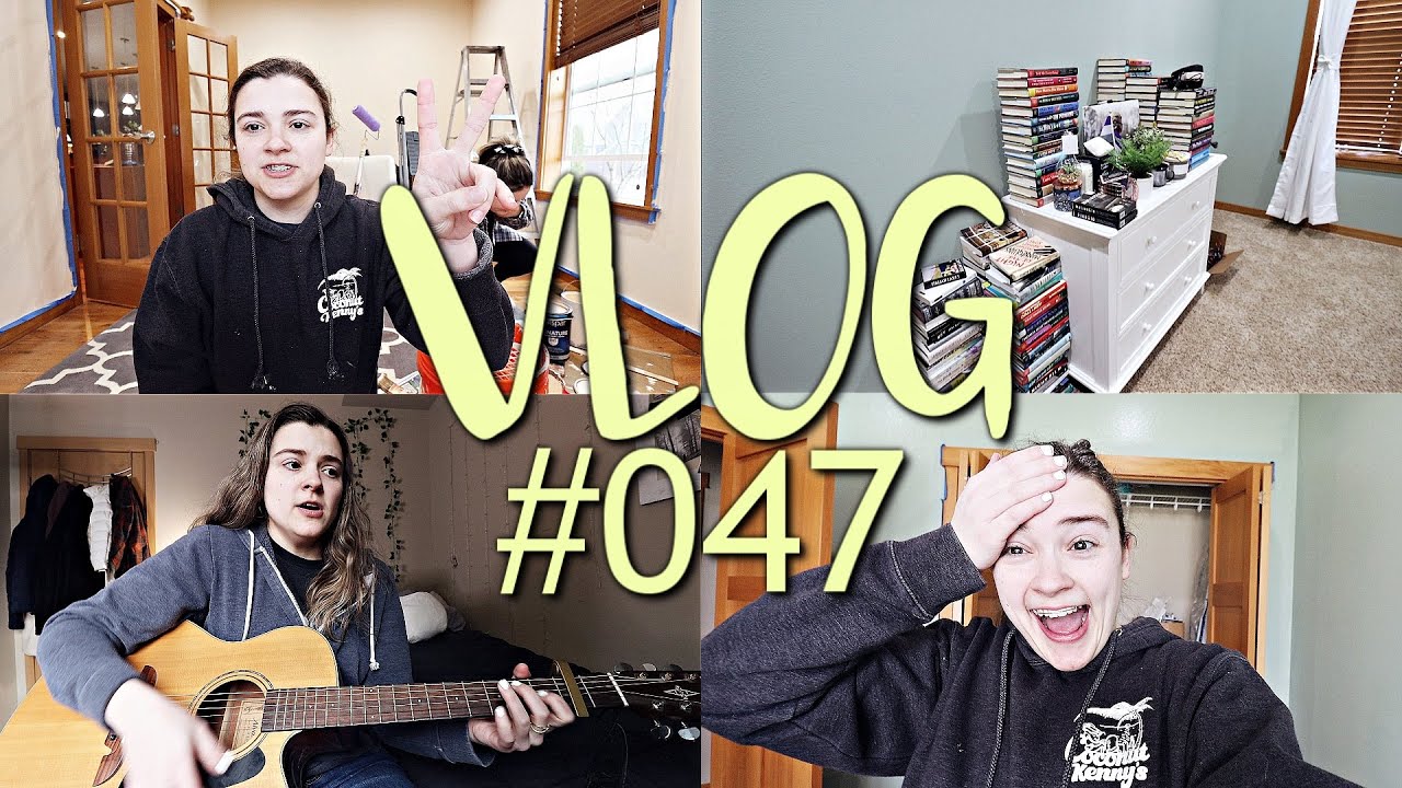 Vlog #047 || moving, painting, guitar covers and a lot of fangirling over BTS 💖✨