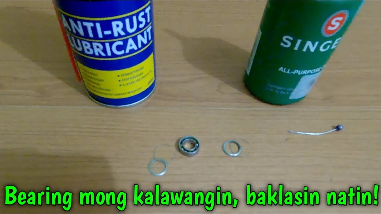 How to open, clean and lubricate your reel bearing | Do it your self