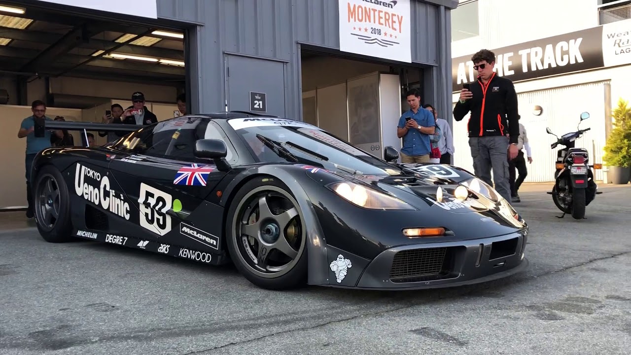 Cold start + Revs of McLaren F1 GTR chassis #01R, 1995 24 hs of Le Mans Winner! GREAT SOUND!