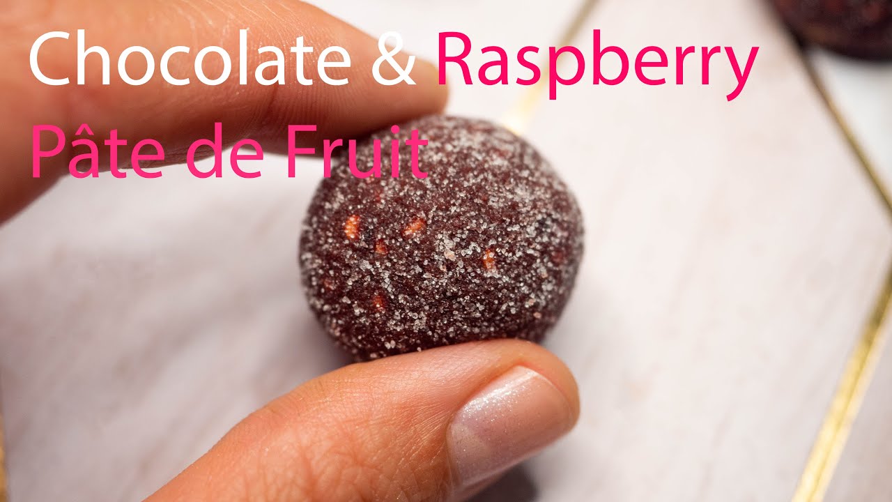 Chocolate Raspberry P&acirc;te de Fruit