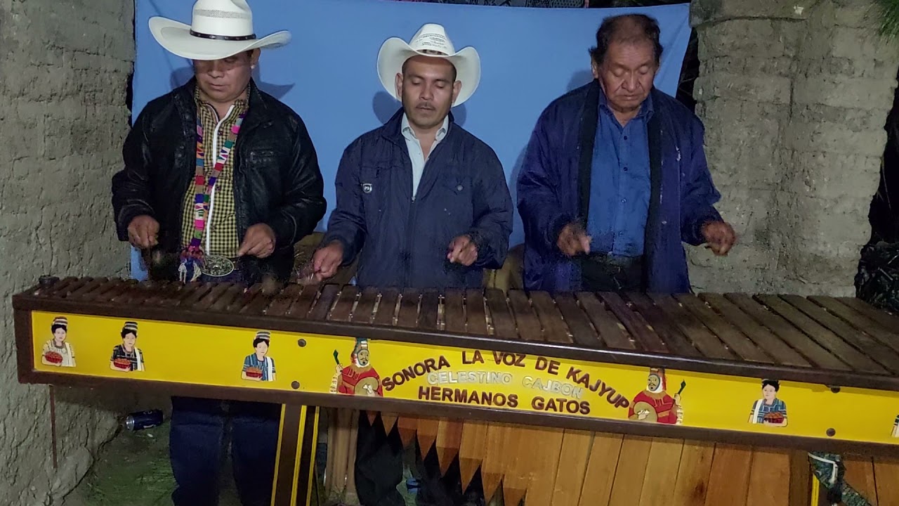 Marimba La voz de kaj yup Los hermanos Gatos en Rabinal B V
