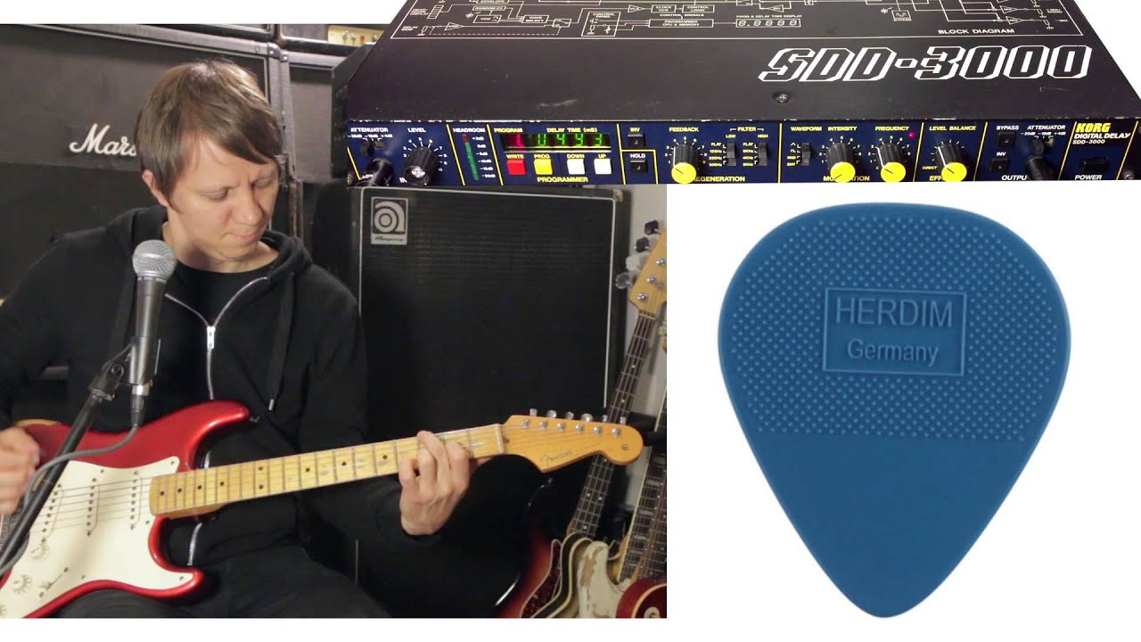 Herdim Медиатор Korg SDD3000 Vox AC30 The Edge U2 На Русском