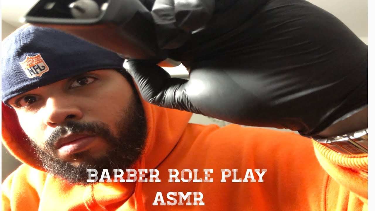 (Asmr) Barbershop Haircut role play