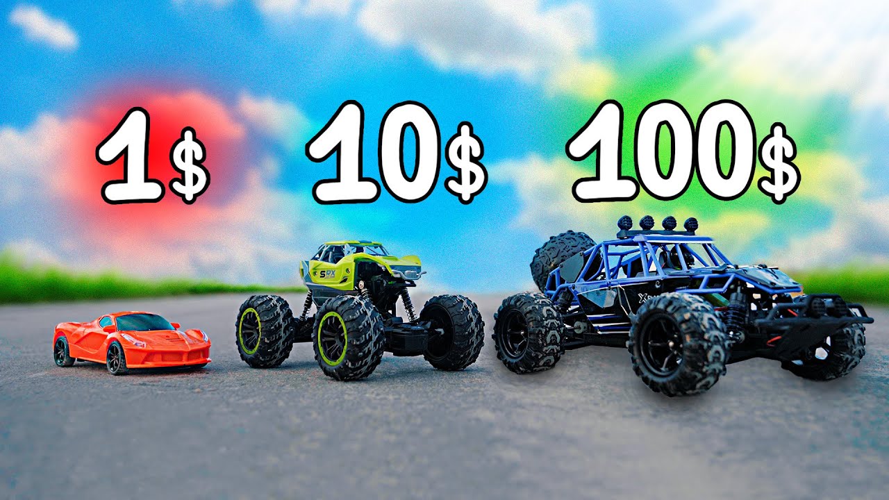 МАШИНКА НА ПУЛЬТІ ЗА 1$ VS 10$ VS 100$!