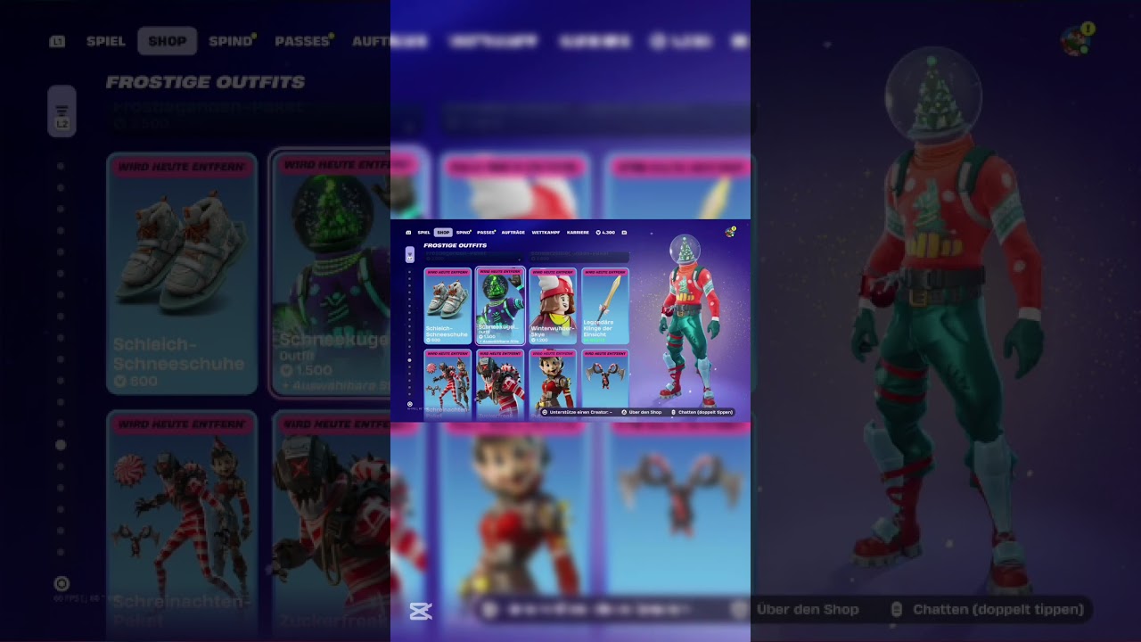 FROSTIGE OUTFITS FORTNITE ITEMSHOP 6.1.26 