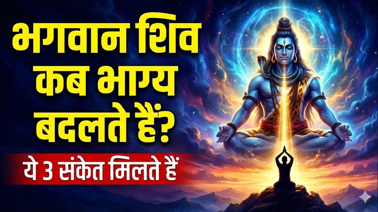 भगवान शिव कब मनुष्य का भाग बदलते है | Shiv Shankar Motivational Speech