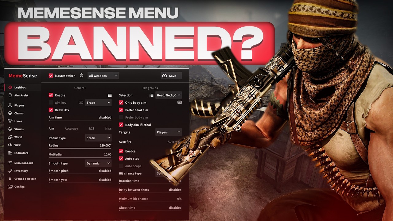 VAC is LITERALLY disabled.. CS2 Cheats ft. Memesense 2026
