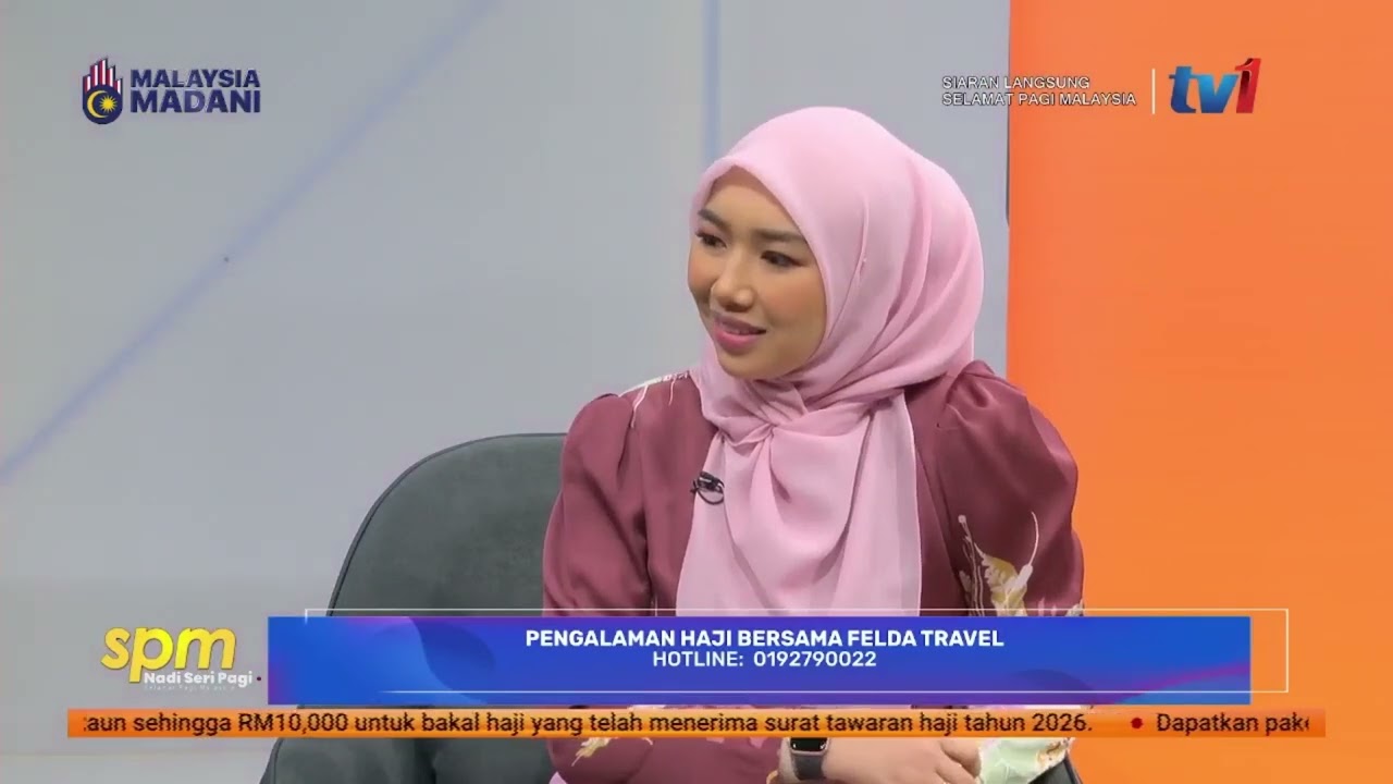 PENGALAMAN HAJI BERSAMA FELDA TRAVEL | SELAMAT PAGI MALAYSIA RTM | PAKEJ HAJI FELDA TRAVEL | 27 NOV
