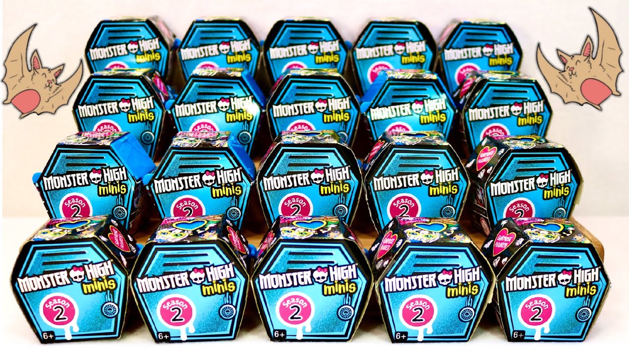 🦇 MONSTER HIGH MINIS SEASON 2 UNBOXING AND REVIEW 🦇