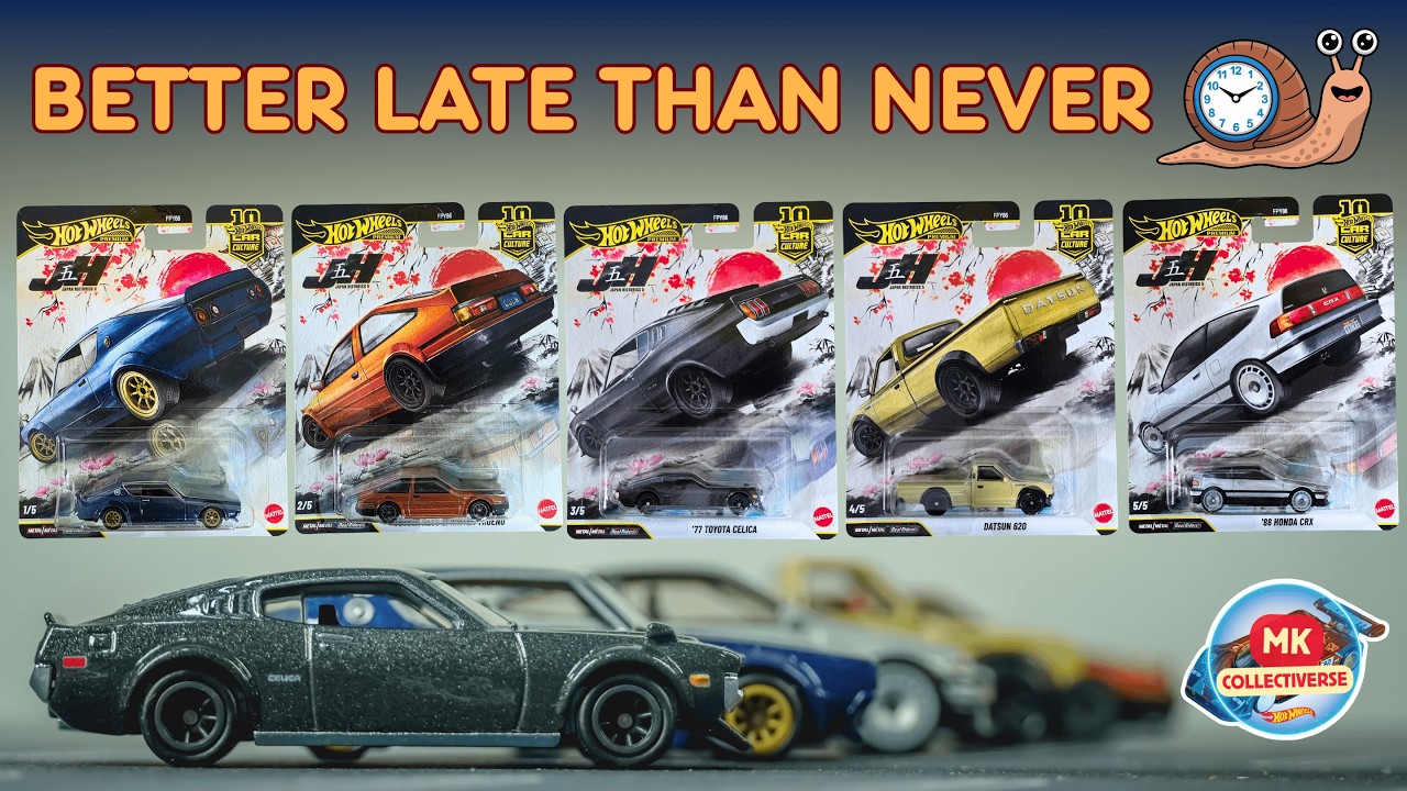 Unboxing the ICONIC Japan Historics Full Set | Hot Wheels 2026 Car Culture Mix 1