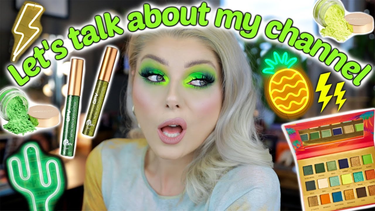 Let's Talk About My Channel | Neon GRWM