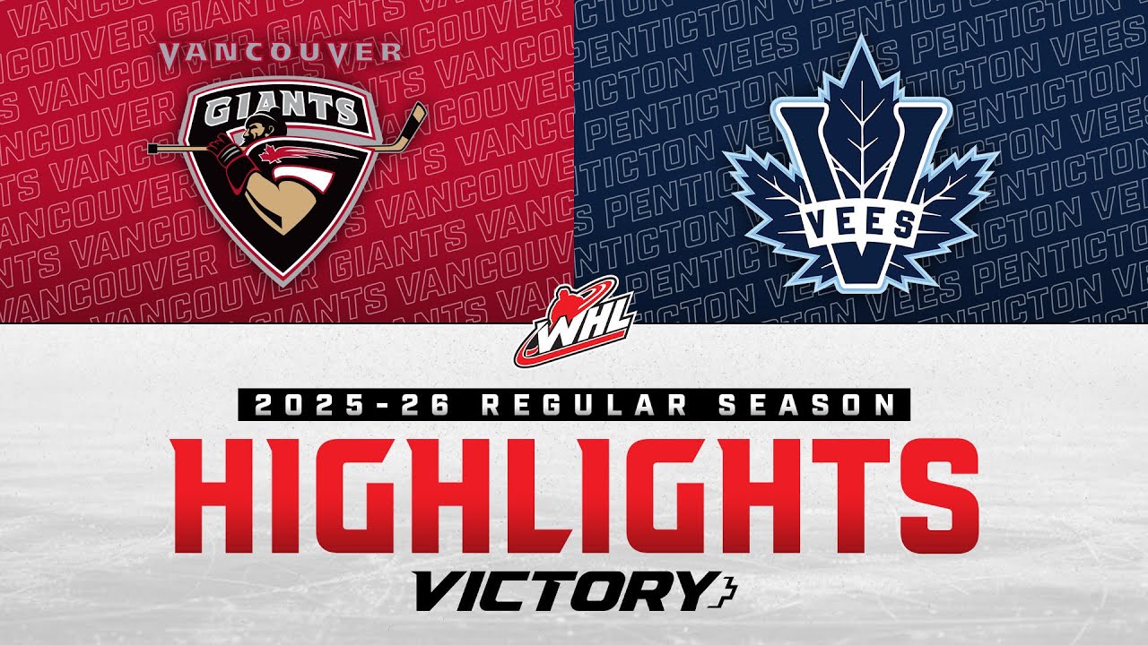 Vancouver Giants at Penticton Vees 11/28 | WHL Highlights 2025-26