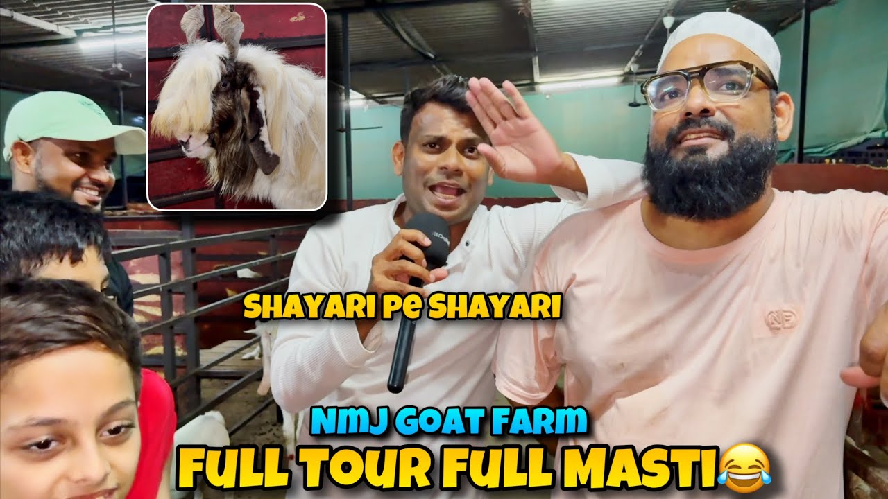 NMJ Goat Farm Mumbra FULL TOUR FULL MASTI with Dr Sarfaraz and Ashraf Bhai PUNE