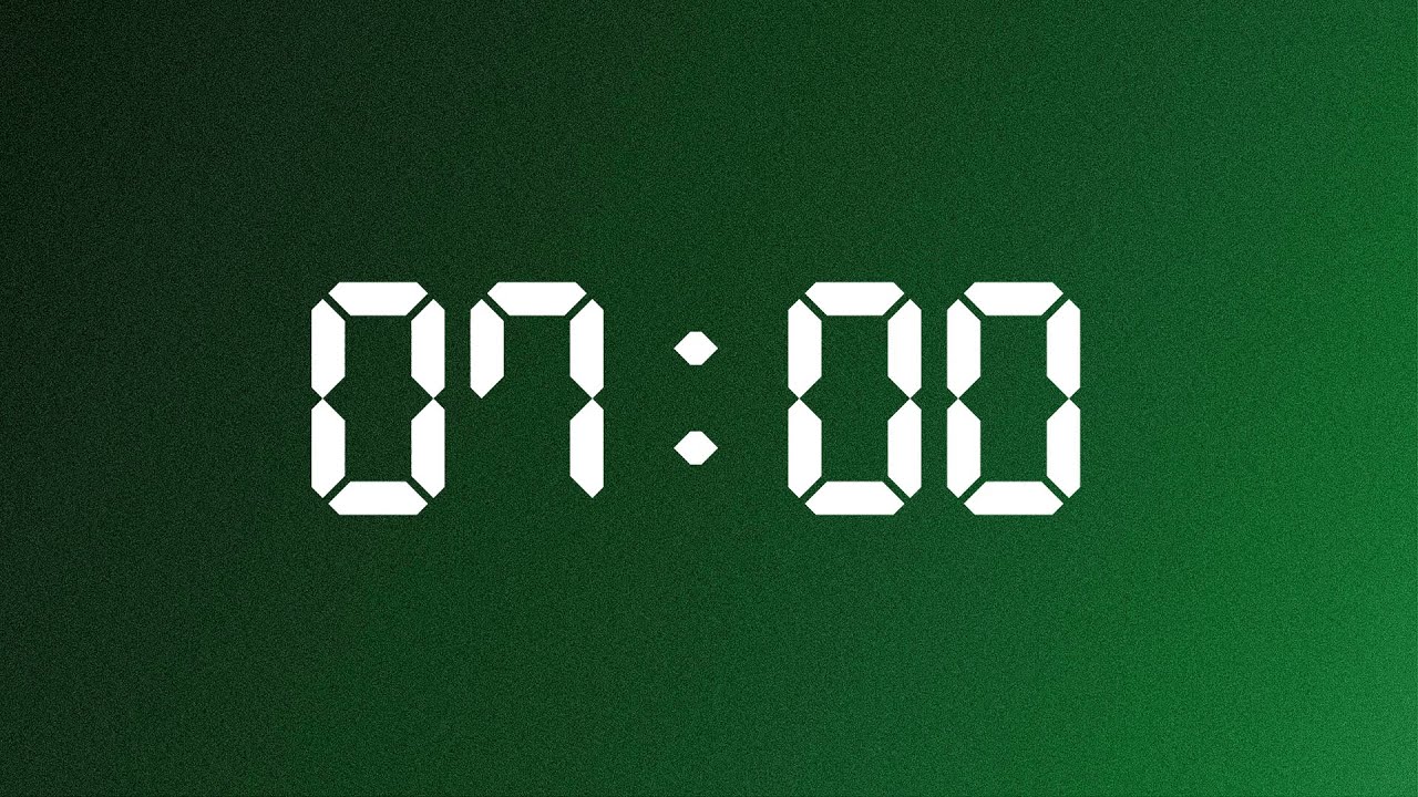 7 Minute Timer to Reset Your Focus & Lead With Excellence | Rolex Green Edition | NX