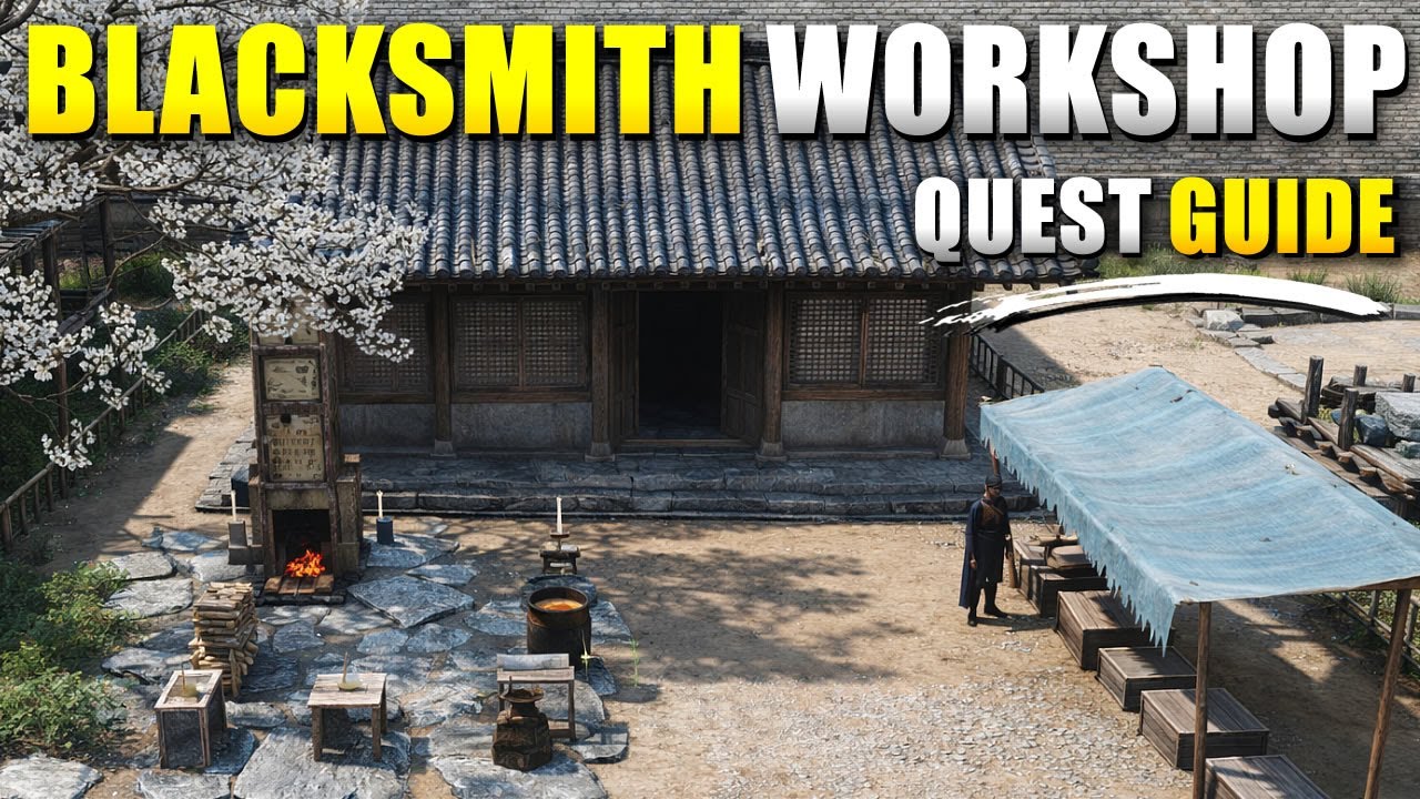 Where Winds Meet Blacksmith Workshop Quest Guide Build a Four Rafter House