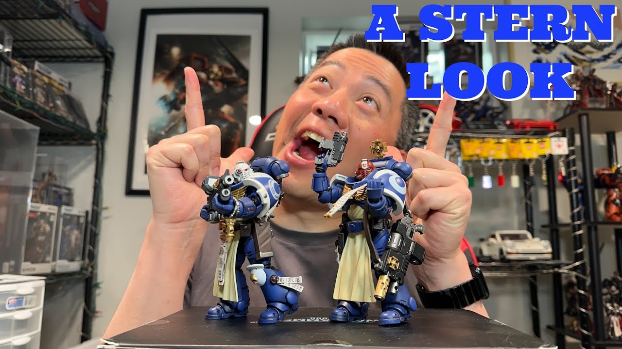 Unboxing & Review of JoyToy x Warhammer 40K Ultramarines Sternguard Veterans Sergeant & Combi-Plasma