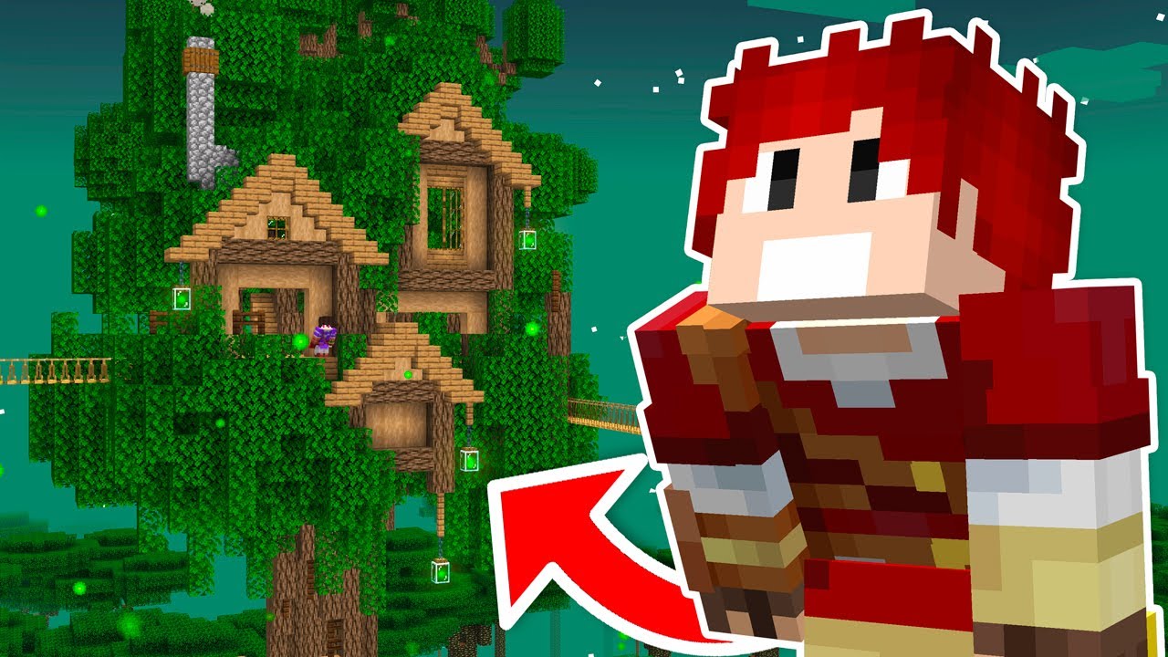 COMO CONSTRUÍMOS A CASA NA ÁRVORE MAIS LINDA DO MINECRAFT