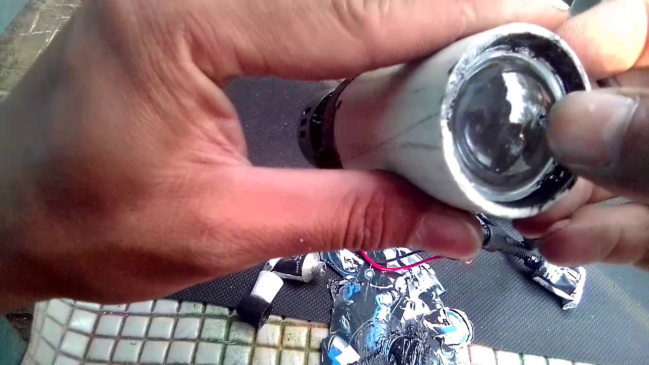 CARA membuat waterproof proje mini h4 PNP buat pasang di luar reflektor