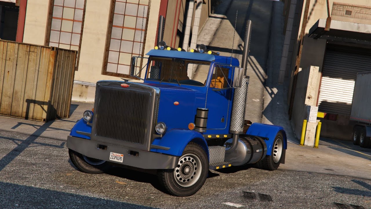 Grand Theft Auto 5 - Peterbilt 289 Diesel/Semi Truck Mod! - Review - GTA 5