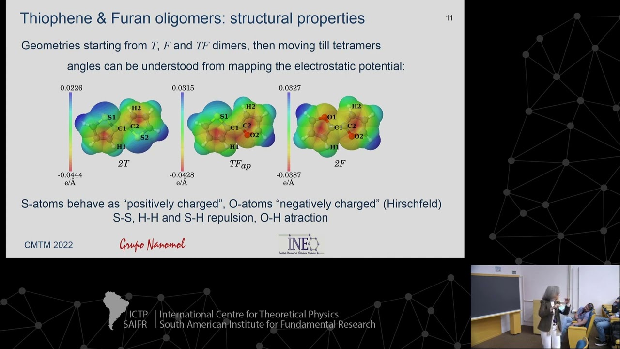 Marília Caldas: Optical properties of organized packing of thenyl-furan oligomers TFFT: an initial..