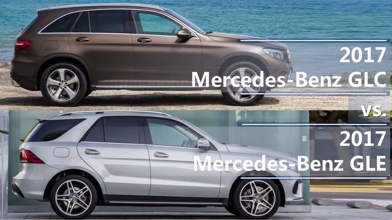 2017 Mercedes-Benz GLC vs 2017 Mercedes-Benz GLE (technical comparison)