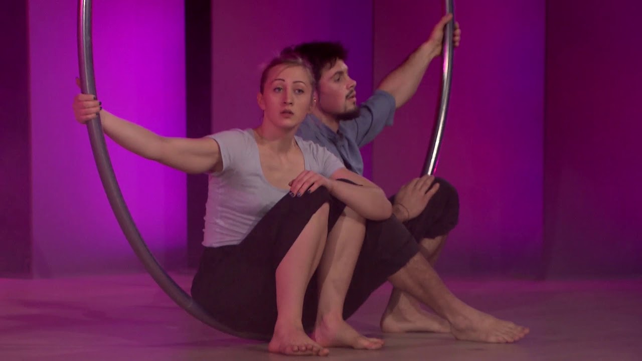 Cyr wheel performance | Faux Pas: Laura Gorodko & Aleksejs Smolovs | TEDxRiga