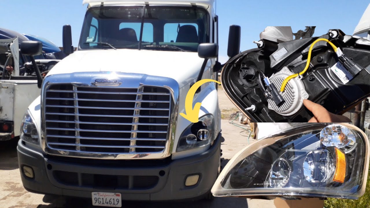 Cascadia ¿Cómo cambiar los faros HID, focos delanteros?