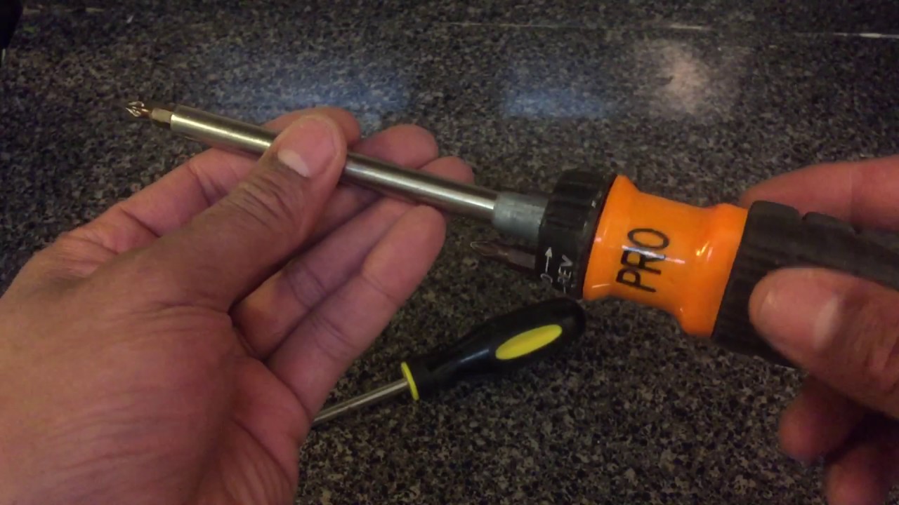 Ratchet Screwdriver vs. Real Screwdriver