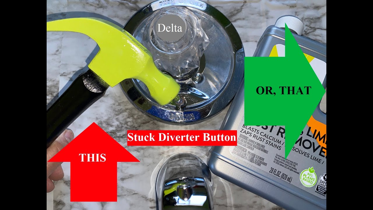 Save Money, Repair Delta Valve With Push Button Diverter-Easy DIY project