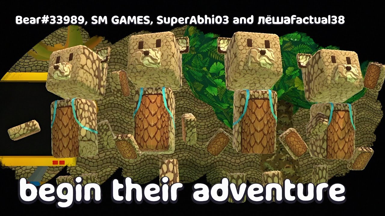Dino World Squad in Multiplayer Super Bear Adventure Gameplay Walkthrough 