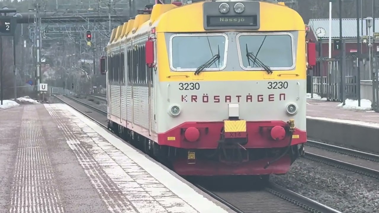 Bus Ride & Train Ride Till Tranås & Promenad.M.M.2026.02.27.