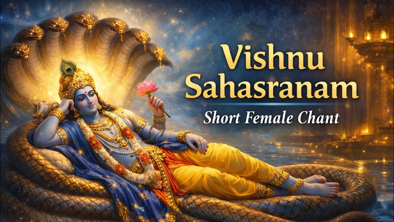 Vishnu Sahasranamam – Short Female Version | 8 Powerful Names🙏