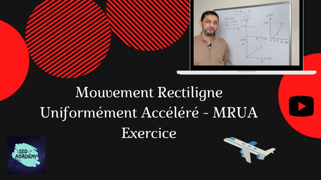 Равноускоренное прямолинейное движение (MRUA) – Упражнение