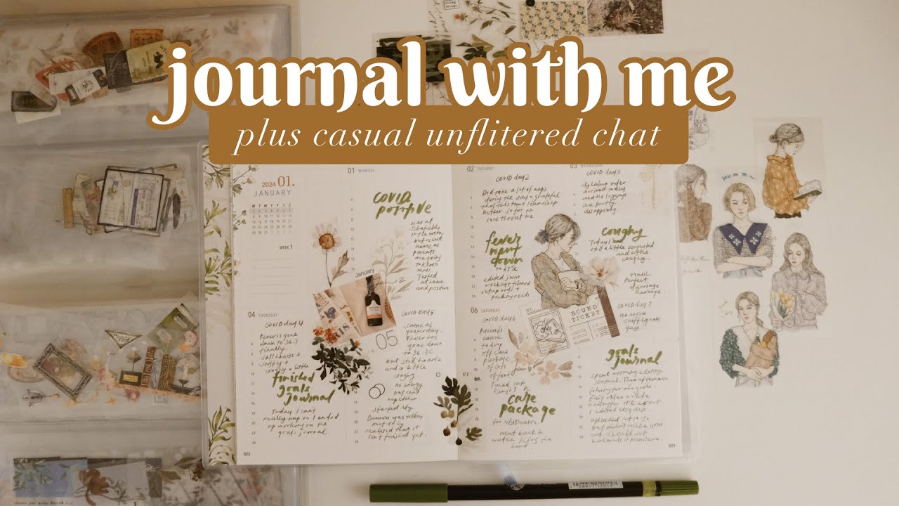 Journal and chat with me; Weekly memory keeper in my meow illustration planner