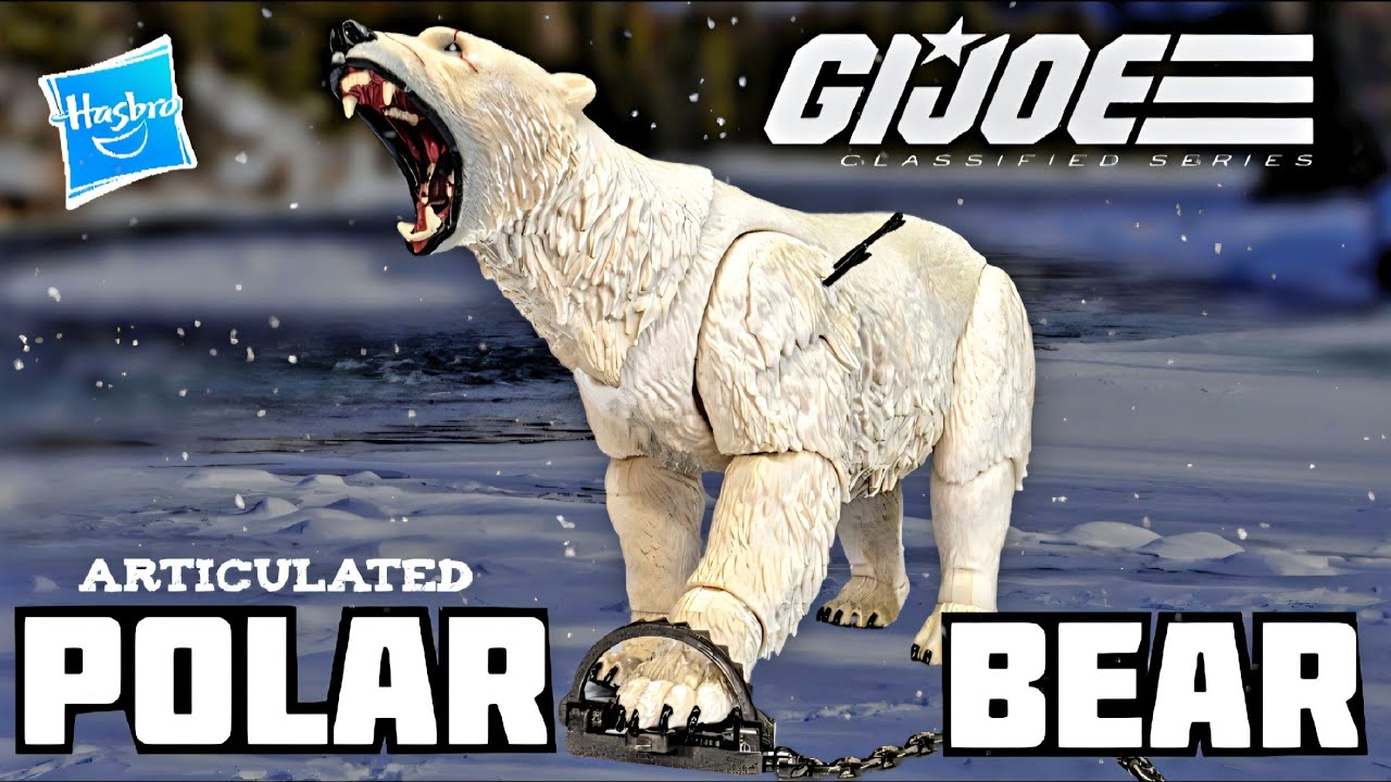 Обзор шарнирного полярного медведя от Hasbro!!! Серия GI Joe Classified!!!