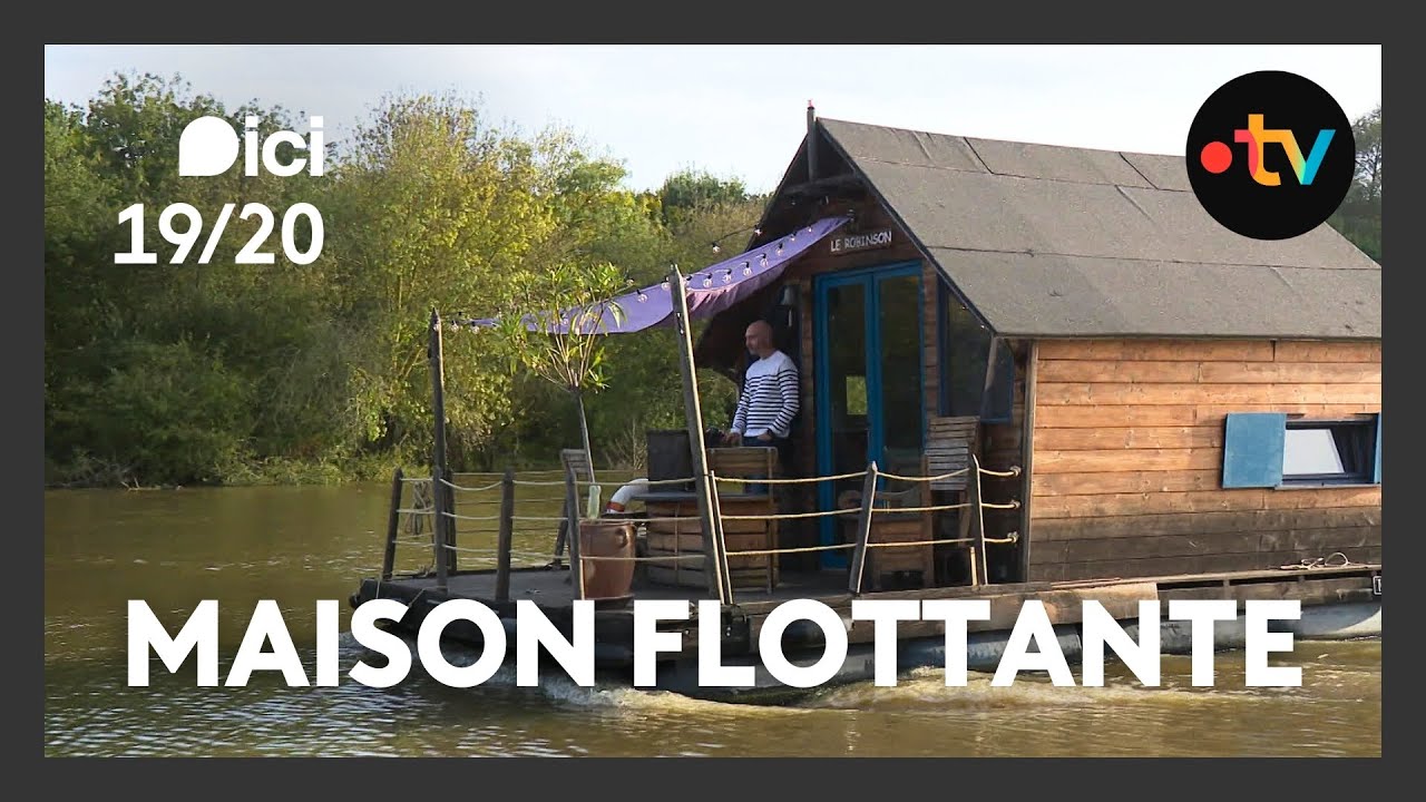 La maison flottante au fil de la Maine