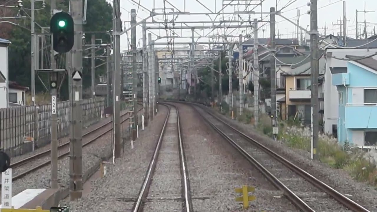 池袋線前面展望（秋津〜小手指）「各駅停車」