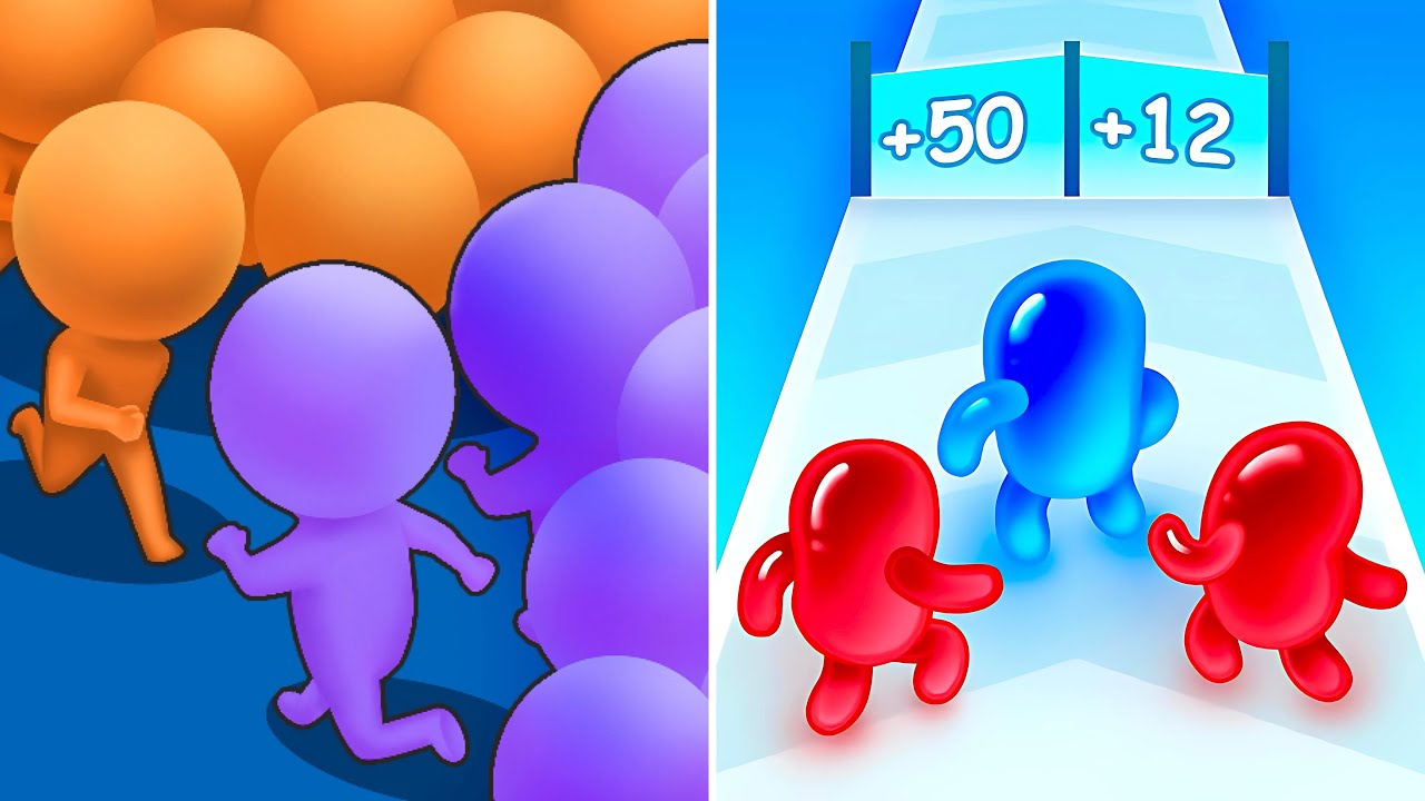 Count Master 3D Vs Join Blob Clash 3D🎃🎃💥Max Levels Walkthrough Android IOS Mobile Gameplay HDE1