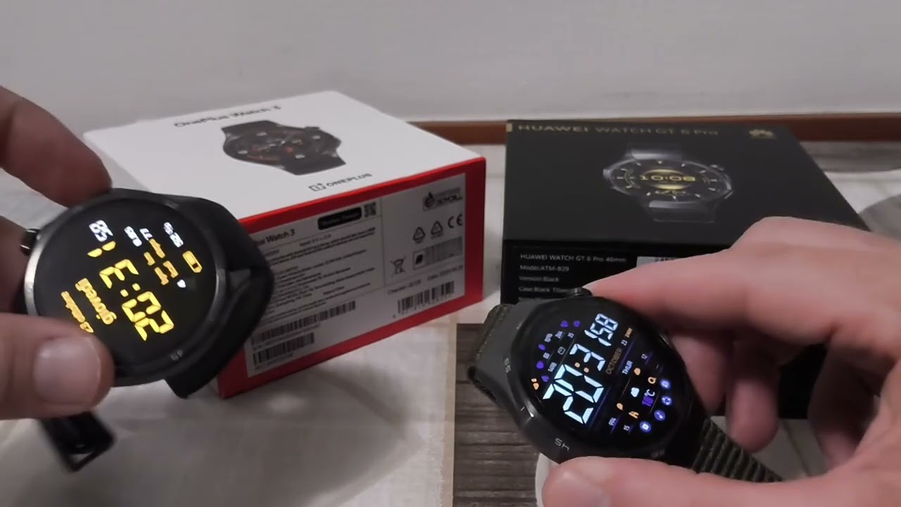 Huawei GT 6 Pro vs OnePlus Watch 3